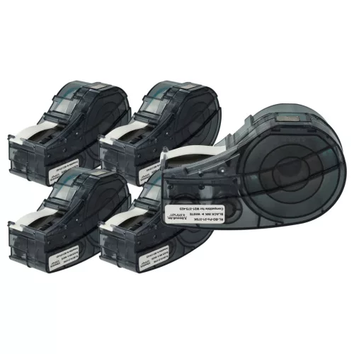 VHBW Label Tape Replacement for Brady M21-375-423 - 9.53 mm Black-White