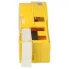VHBW Label Tape M21-375-595-WT - 9.35 mm Black-White Vinyl