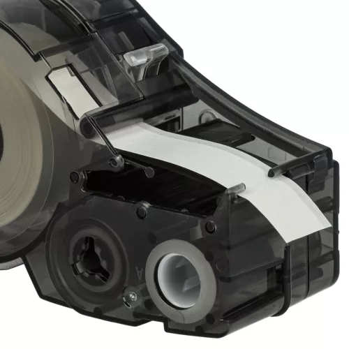 VHBW Label Tape Replacement for Brady M21-500-423 - 12.7 mm Black/White Polyester