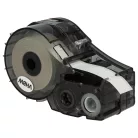 VHBW Label Tape Replacement for Brady M21-500-423 - 12.7 mm Black/White Polyester