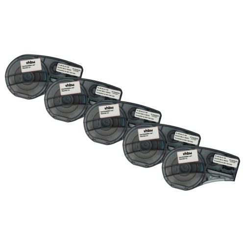 VHBW Label Tape instead of Brady M21-750-7425 - 19.05 mm Black/White