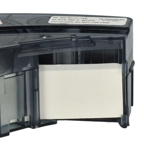 VHBW Label Tape instead of Brady M21-750-7425 - 19.05 mm Black/White