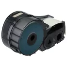 VHBW Label Tape M21-750-595-WT - 19.05 mm Black/White Vinyl