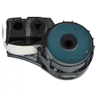 VHBW Label Tape M21-750-595-WT - 19.05 mm Black/White Vinyl