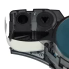 VHBW Label Tape M21-750-595-WT - 19.05 mm Black/White Vinyl