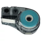 VHBW Label Tape M21-750-423 Replacement - 19.05 mm Black-White Polyester