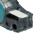 VHBW Label Tape M21-750-423 Replacement - 19.05 mm Black-White Polyester