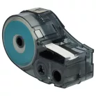 VHBW Label Tape Brady M21-250-595-WT Replacement - 6.35 mm Black-White, Vinyl