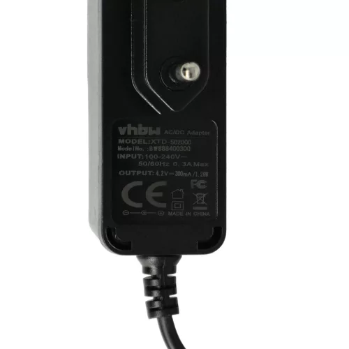VHBW Gitarrenstimmer Akku und Ladegerät GBP-452050, GBP-042030 - Ladegerät-Set