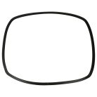 VHBW Ariston ARI081579 Sütőajtó Tömítés + Szögletes Sarokkampók - 43x32x0,8 cm Fekete