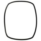 VHBW Ariston ARI081579 Sütőajtó Tömítés + Szögletes Sarokkampók - 43x32x0,8 cm Fekete