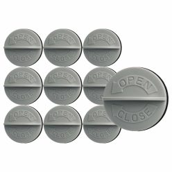   VHBW Abschluss-Schraube für Kärcher, Dewalt, Hoover Filter - Endkappe