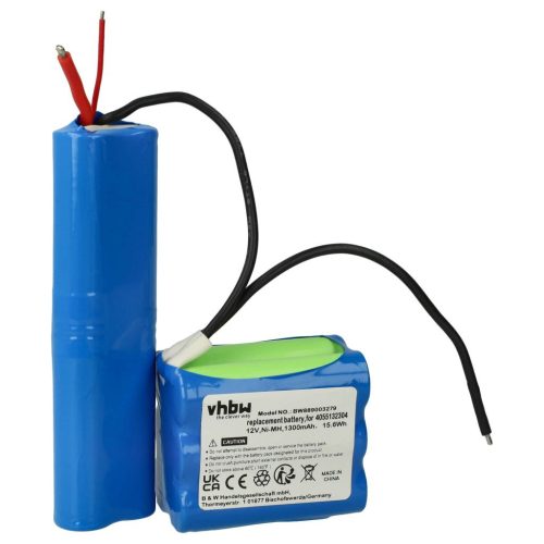 VHBW Battery for AEG 4055132304 - 1300mAh, 12V, NiMH