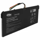 Notebook Batterie ersetzt Acer KT0030G022, KT00304013, AP19B8K, AP18C4K - 3400 mAh 11.25 V Li-Polymer, schwarz