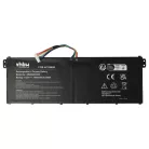 Notebook Batterie ersetzt Acer KT0030G022, KT00304013, AP19B8K, AP18C4K - 3400 mAh 11.25 V Li-Polymer, schwarz