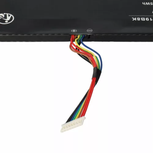 Notebook Batterie ersetzt Acer KT0030G022, KT00304013, AP19B8K, AP18C4K - 3400 mAh 11.25 V Li-Polymer, schwarz