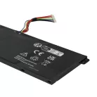 Notebook Batterie ersetzt Acer KT0030G022, KT00304013, AP19B8K, AP18C4K - 3400 mAh 11.25 V Li-Polymer, schwarz