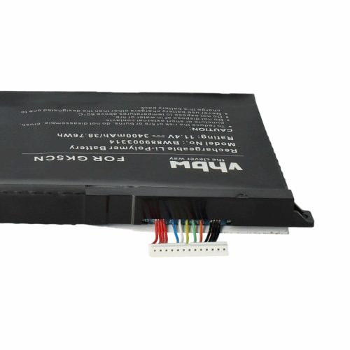 VHBW Notebook Akku Machenike GK5CN-00-13-3S1P-0, GK5CN-00-13-4S1P-0 - 3400 mAh 11,4 V Li-Polymer