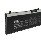 VHBW Notebook Akkumulátor 0VRX0J, 451-BCGI, 7M0T6, 0WMRC77I, 5TF10, 0RY3F9 - 7260 mAh 11,4 V Li-polymer