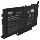 VHBW Notebook Akkumulátor Dell X49C1, CFX97, 71TG4 - 3000 mAh 11,4 V Li-polimer