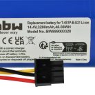 VHBW Akkumulátor Proscenic T-4S1P-B-U21, INR18650-M30-4S1P - 3200 mAh-hoz, 14,4 V, Li-Ion