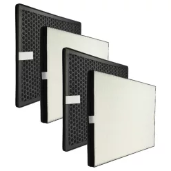   VHBW Air Filter Set NanoProtect FY1410/30 replacement - HEPA filter, activated carbon filter