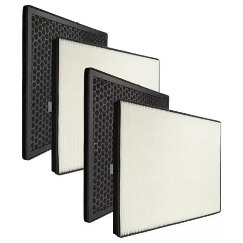 VHBW Air Filter Set NanoProtect FY1410/30 replacement - HEPA filter, activated carbon filter
