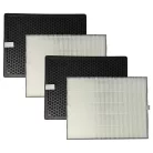 VHBW Air Filter Set NanoProtect FY1410/30 replacement - HEPA filter, activated carbon filter