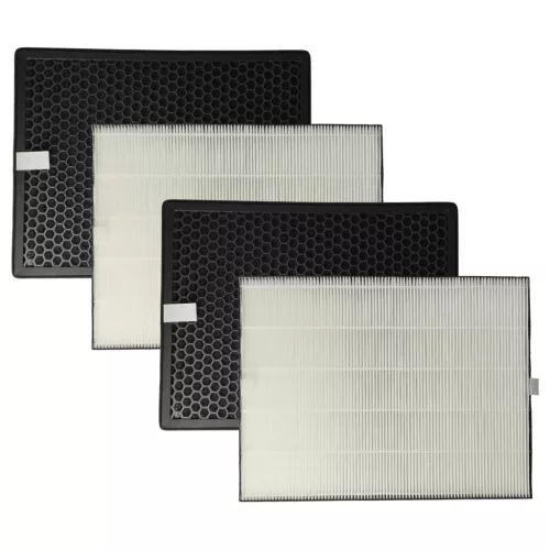 VHBW Air Filter Set NanoProtect FY1410/30 replacement - HEPA filter, activated carbon filter