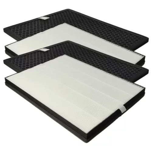 VHBW Air Filter Set NanoProtect FY1410/30 replacement - HEPA filter, activated carbon filter