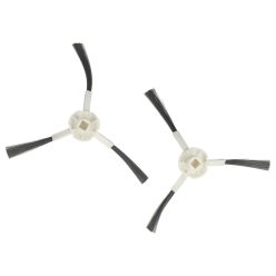   VHBW Seitenbürste Dreame, Xiaomi, Mova L10 Robotersauger - 3-armig, weiß, grau