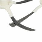 VHBW Seitenbürste Dreame, Xiaomi, Mova L10 Robotersauger - 3-armig, weiß, grau