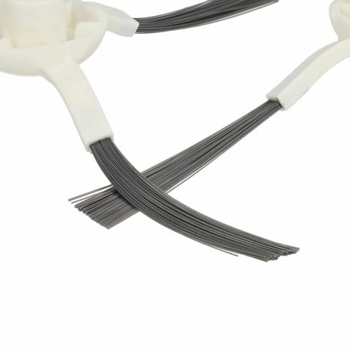 VHBW Seitenbürste Dreame, Xiaomi, Mova L10 Robotersauger - 3-armig, weiß, grau