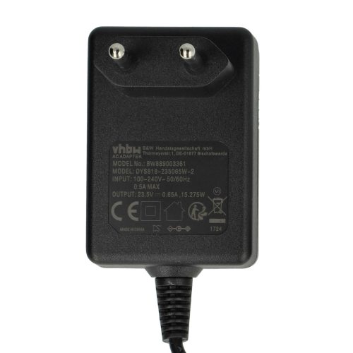 VHBW Charger for Bosch 12040284, SO18BUV2350065 - 23.5 V / 0.65 A