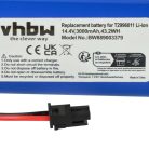 VHBW Battery for Eufy T2996011, CMICR18650F9M-4S1P - 3000 mAh, 14.4 V, Li-Ion