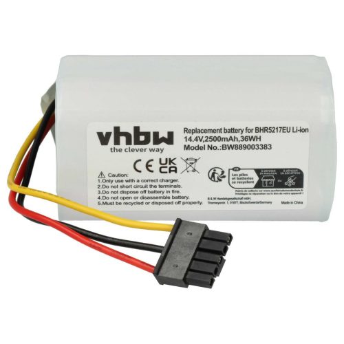 VHBW Battery for Xiaomi 260V-4S1P, N011-4S1P - 2500 mAh, 14.4 V, Li-Ion