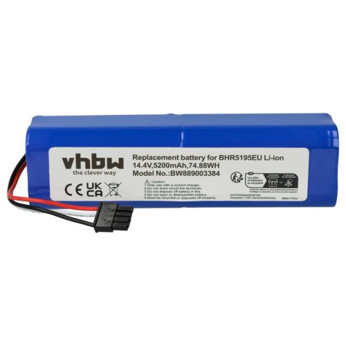 VHBW Battery for Xiaomi P2150-4S2P-MMBK - 5200 mAh, 14.4 V, Li-Ion