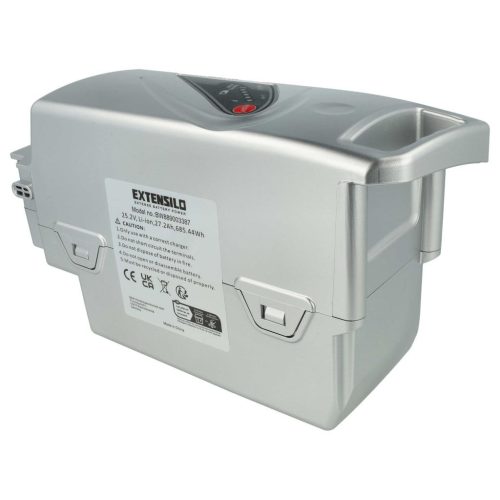 VHBW E-bike battery Panasonic NKY 210B02, 226B2, 224B02, 226B02 - 27.2 Ah 26 V Li-Ion, silver