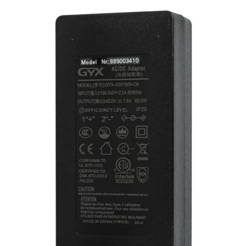 VHBW Charger for Saxonette Basic CF080L1018E.001 Electric Bike Battery etc. - 1.5 A