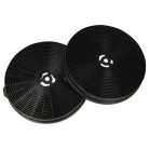 VHBW Respekta MIZ1000N 2x Active Carbon Filter - 17.5 cm