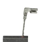 VHBW Bosch Kohlebürste, 5x8x19mm, 2 Stück, 1617000525
