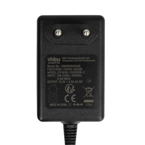 VHBW Hálózati adapter Beurer MP100 / 570.68 - 177 cm