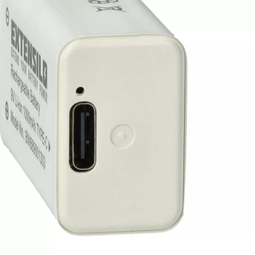 VHBW 9V Block Akku Daitem BATV13 - 1000 mAh 9 V Li-Ion