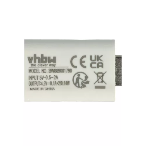 VHBW Fishing Rod Battery and Charger CR425 - 30 mAh 3 V Lithium