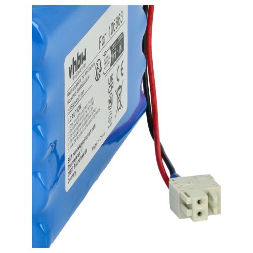 VHBW Schiebetorakku Geze 25020, 106863, 20KR15/48, 4894128192794, 51526 - 900 mAh 24 V NiMH