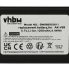 VHBW Mobile Phone Battery for Emporia AK-V99 - 1200 mAh 3.7 V Li-Ion - Smartphone Battery