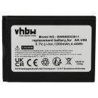 VHBW Mobile Phone Battery for Emporia AK-V99 - 1200 mAh 3.7 V Li-Ion - Smartphone Battery