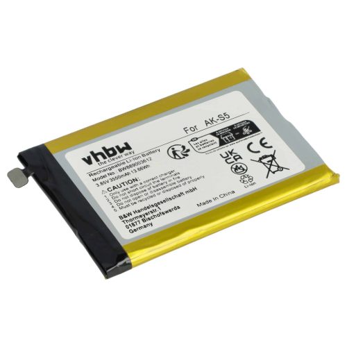 VHBW Senioren Mobiltelefon Akku Emporia AK-S5, AK-S5-BC - 3550 mAh 3,85 V Li-Ion