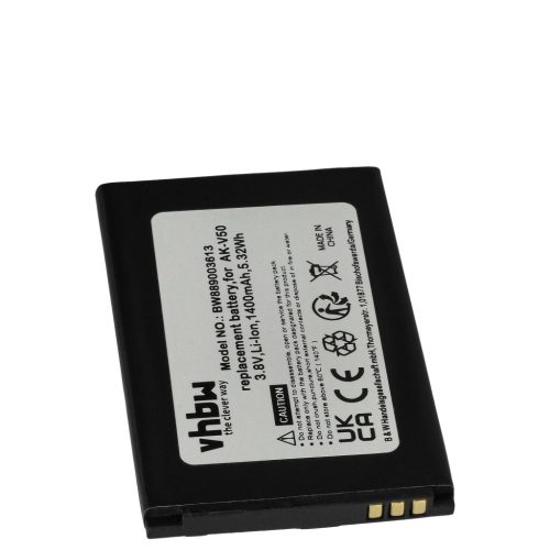 VHBW Mobile Phone Battery Emporia AK-V50-4G - 1400 mAh 3.8 V Li-Ion - Smartphone Battery