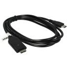 VHBW USB-C Adatkábel Samsung CB20U05A, AD39-00164A, AD39-00154A, AD31-00147A helyettesítésére - 14 cm